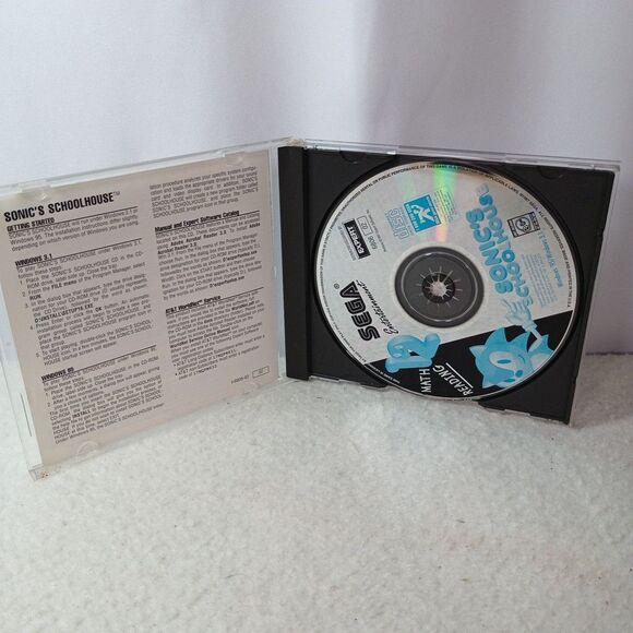 Sonic’s Schoolhouse PC Cd-Rom 1996 SEGA Collection Complete Not Tested - Picture 6 of 9